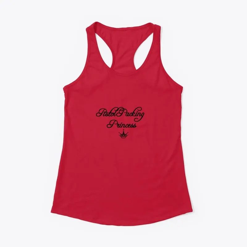 Women's Racerback Tank Pistol Packing